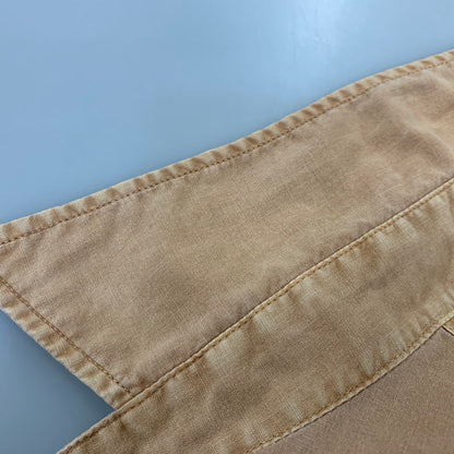 【中古品】【メンズ】 RRL ダブルアールエル MILITARY SS SHIRT ミリタリー ショートスリーブ シャツ トップス 半袖 145-260715-ya-01-izu サイズ：M カラー：キャメル 万代Net店