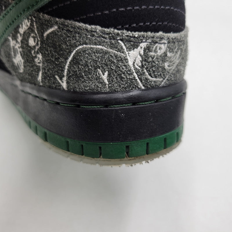 【中古品】【メンズ】 NIKE SB ナイキエスビー ×THERE SKATEBOARDS ゼア スケートボード HF7743-001 DUNK LOW PRO ダンク ロー プロ スニーカー 靴 160-260716-kh-23-izu サイズ：26.5 カラー：BLACK/GORGE GREEN-WHITE 万代Net店