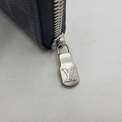 【中古品】【メンズ/レディース】 LOUIS VUITTON ルイ・ヴィトン N63549 CA0230 ダミエアンフィニ ヴェルティカル 長財布 179-260716-kh-18-izu カラー：ネイビー系 万代Net店