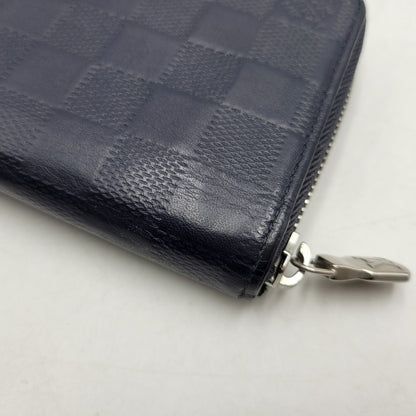 【中古品】【メンズ/レディース】 LOUIS VUITTON ルイ・ヴィトン N63549 CA0230 ダミエアンフィニ ヴェルティカル 長財布 179-260716-kh-18-izu カラー：ネイビー系 万代Net店