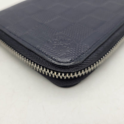 【中古品】【メンズ/レディース】 LOUIS VUITTON ルイ・ヴィトン N63549 CA0230 ダミエアンフィニ ヴェルティカル 長財布 179-260716-kh-18-izu カラー：ネイビー系 万代Net店