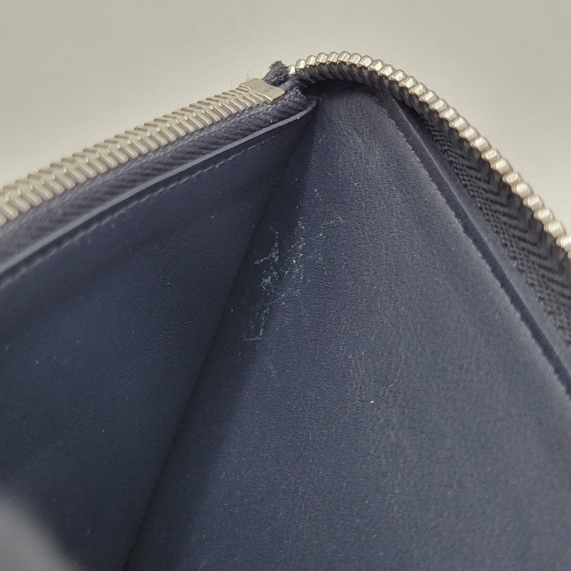 【中古品】【メンズ/レディース】 LOUIS VUITTON ルイ・ヴィトン N63549 CA0230 ダミエアンフィニ ヴェルティカル 長財布 179-260716-kh-18-izu カラー：ネイビー系 万代Net店