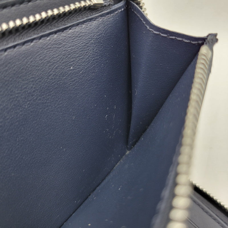 【中古品】【メンズ/レディース】 LOUIS VUITTON ルイ・ヴィトン N63549 CA0230 ダミエアンフィニ ヴェルティカル 長財布 179-260716-kh-18-izu カラー：ネイビー系 万代Net店
