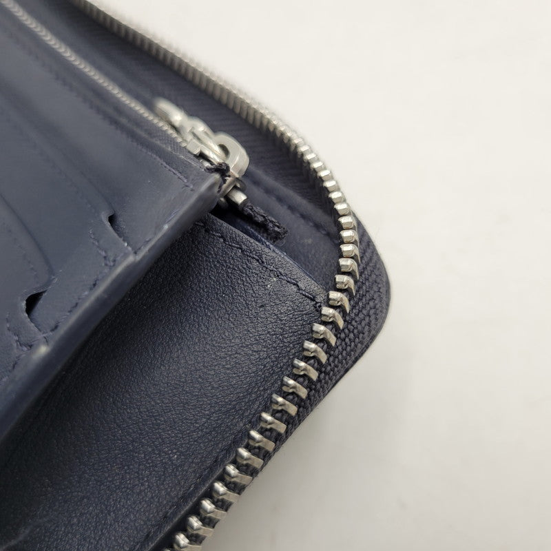 【中古品】【メンズ/レディース】 LOUIS VUITTON ルイ・ヴィトン N63549 CA0230 ダミエアンフィニ ヴェルティカル 長財布 179-260716-kh-18-izu カラー：ネイビー系 万代Net店