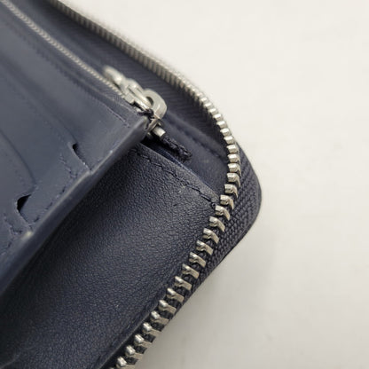 【中古品】【メンズ/レディース】 LOUIS VUITTON ルイ・ヴィトン N63549 CA0230 ダミエアンフィニ ヴェルティカル 長財布 179-260716-kh-18-izu カラー：ネイビー系 万代Net店