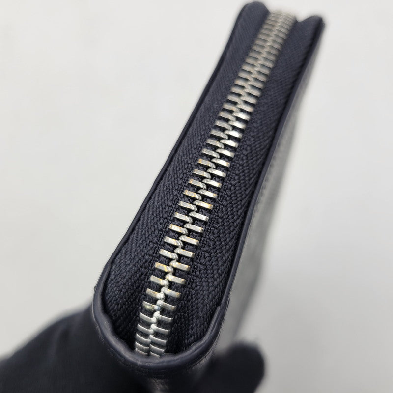 【中古品】【メンズ/レディース】 LOUIS VUITTON ルイ・ヴィトン N63549 CA0230 ダミエアンフィニ ヴェルティカル 長財布 179-260716-kh-18-izu カラー：ネイビー系 万代Net店