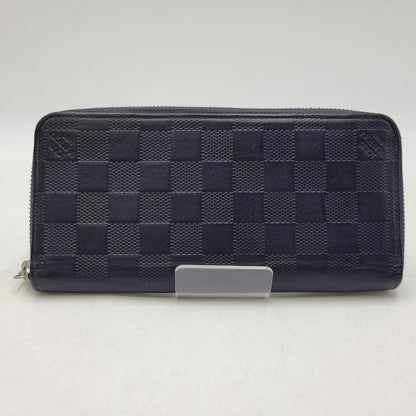 【中古品】【メンズ/レディース】 LOUIS VUITTON ルイ・ヴィトン N63549 CA0230 ダミエアンフィニ ヴェルティカル 長財布 179-260716-kh-18-izu カラー：ネイビー系 万代Net店