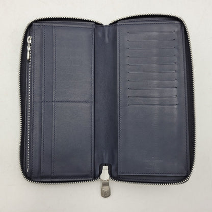 【中古品】【メンズ/レディース】 LOUIS VUITTON ルイ・ヴィトン N63549 CA0230 ダミエアンフィニ ヴェルティカル 長財布 179-260716-kh-18-izu カラー：ネイビー系 万代Net店