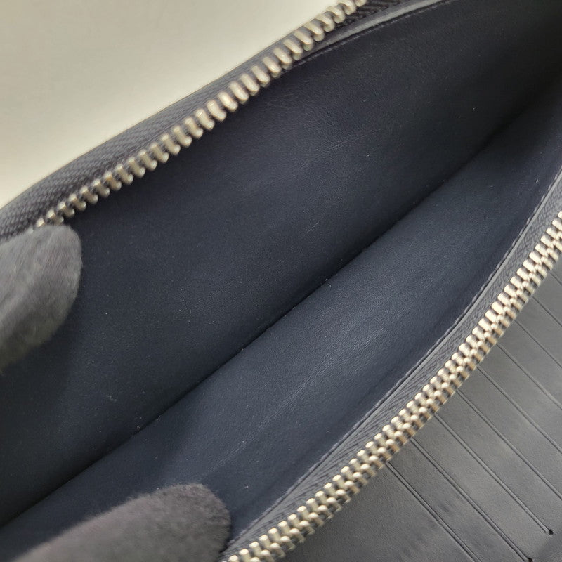【中古品】【メンズ/レディース】 LOUIS VUITTON ルイ・ヴィトン N63549 CA0230 ダミエアンフィニ ヴェルティカル 長財布 179-260716-kh-18-izu カラー：ネイビー系 万代Net店