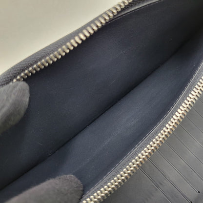 【中古品】【メンズ/レディース】 LOUIS VUITTON ルイ・ヴィトン N63549 CA0230 ダミエアンフィニ ヴェルティカル 長財布 179-260716-kh-18-izu カラー：ネイビー系 万代Net店