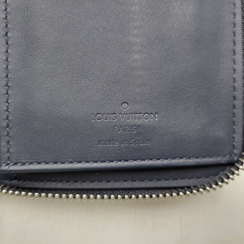 【中古品】【メンズ/レディース】 LOUIS VUITTON ルイ・ヴィトン N63549 CA0230 ダミエアンフィニ ヴェルティカル 長財布 179-260716-kh-18-izu カラー：ネイビー系 万代Net店