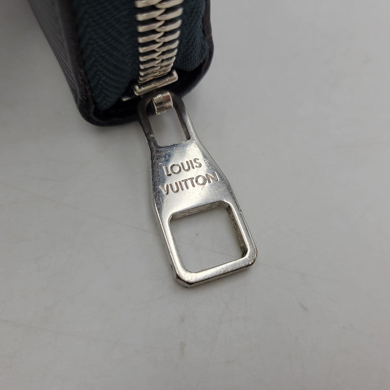 【中古品】【メンズ/レディース】 LOUIS VUITTON ルイ・ヴィトン M60665 CA0116 エピ ジッピー オーガナイザー 長財布 179-260716-kh-19-izu カラー：ネイビー系×グリーン系 万代Net店