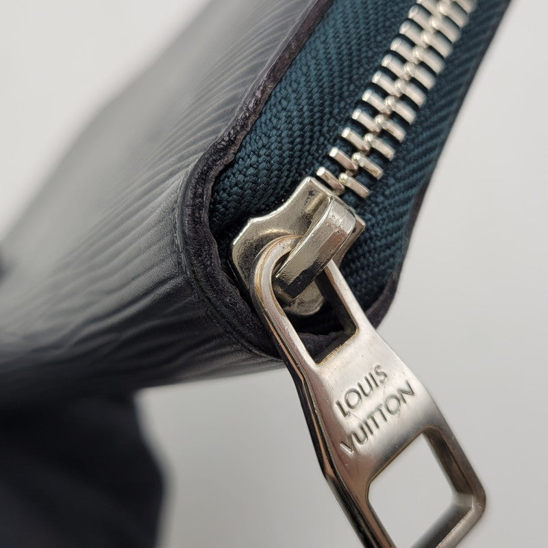 【中古品】【メンズ/レディース】 LOUIS VUITTON ルイ・ヴィトン M60665 CA0116 エピ ジッピー オーガナイザー 長財布 179-260716-kh-19-izu カラー：ネイビー系×グリーン系 万代Net店