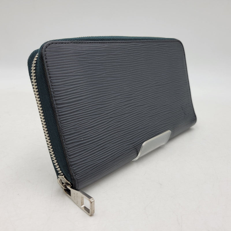 【中古品】【メンズ/レディース】 LOUIS VUITTON ルイ・ヴィトン M60665 CA0116 エピ ジッピー オーガナイザー 長財布 179-260716-kh-19-izu カラー：ネイビー系×グリーン系 万代Net店
