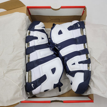 【中古品】【メンズ】 NIKE ナイキ FQ8182-100 AIR MORE UPTEMPO '96 OLYMPIC (2024) エア モア アップテンポ オリンピック スニーカー 靴 160-260716-kh-21-izu サイズ：28.5 カラー：WHITE/MIDNIGHT NAVY 万代Net店