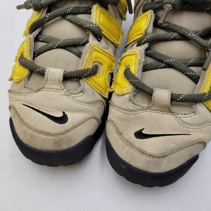 【中古品】【メンズ】 NIKE ナイキ × AMBUSH アンブッシュ FB1299-200 AIR MORE UPTEMPO LOW エア モア アップテンポ ロー スニーカー 靴 160-260716-kh-22-izu サイズ：29 カラー：LIMESTONE/VIVID SULFUR-BLACK 万代Net店