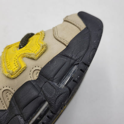 【中古品】【メンズ】 NIKE ナイキ × AMBUSH アンブッシュ FB1299-200 AIR MORE UPTEMPO LOW エア モア アップテンポ ロー スニーカー 靴 160-260716-kh-22-izu サイズ：29 カラー：LIMESTONE/VIVID SULFUR-BLACK 万代Net店