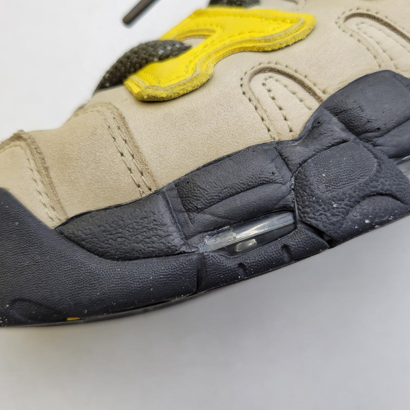 【中古品】【メンズ】 NIKE ナイキ × AMBUSH アンブッシュ FB1299-200 AIR MORE UPTEMPO LOW エア モア アップテンポ ロー スニーカー 靴 160-260716-kh-22-izu サイズ：29 カラー：LIMESTONE/VIVID SULFUR-BLACK 万代Net店