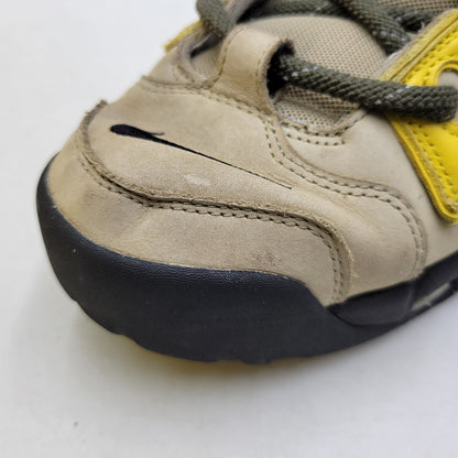 【中古品】【メンズ】 NIKE ナイキ × AMBUSH アンブッシュ FB1299-200 AIR MORE UPTEMPO LOW エア モア アップテンポ ロー スニーカー 靴 160-260716-kh-22-izu サイズ：29 カラー：LIMESTONE/VIVID SULFUR-BLACK 万代Net店
