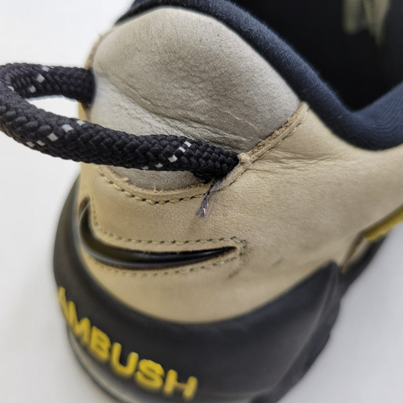 【中古品】【メンズ】 NIKE ナイキ × AMBUSH アンブッシュ FB1299-200 AIR MORE UPTEMPO LOW エア モア アップテンポ ロー スニーカー 靴 160-260716-kh-22-izu サイズ：29 カラー：LIMESTONE/VIVID SULFUR-BLACK 万代Net店