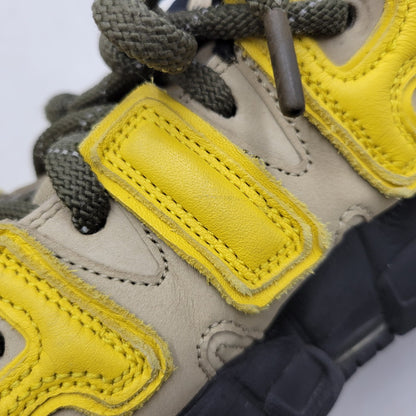 【中古品】【メンズ】 NIKE ナイキ × AMBUSH アンブッシュ FB1299-200 AIR MORE UPTEMPO LOW エア モア アップテンポ ロー スニーカー 靴 160-260716-kh-22-izu サイズ：29 カラー：LIMESTONE/VIVID SULFUR-BLACK 万代Net店