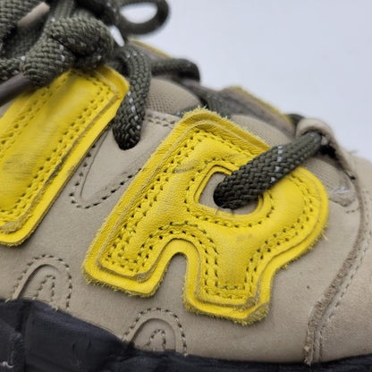 【中古品】【メンズ】 NIKE ナイキ × AMBUSH アンブッシュ FB1299-200 AIR MORE UPTEMPO LOW エア モア アップテンポ ロー スニーカー 靴 160-260716-kh-22-izu サイズ：29 カラー：LIMESTONE/VIVID SULFUR-BLACK 万代Net店