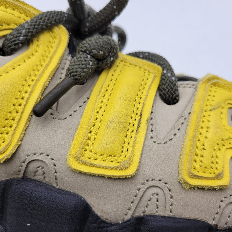 【中古品】【メンズ】 NIKE ナイキ × AMBUSH アンブッシュ FB1299-200 AIR MORE UPTEMPO LOW エア モア アップテンポ ロー スニーカー 靴 160-260716-kh-22-izu サイズ：29 カラー：LIMESTONE/VIVID SULFUR-BLACK 万代Net店