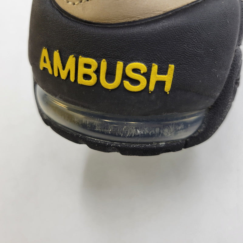 【中古品】【メンズ】 NIKE ナイキ × AMBUSH アンブッシュ FB1299-200 AIR MORE UPTEMPO LOW エア モア アップテンポ ロー スニーカー 靴 160-260716-kh-22-izu サイズ：29 カラー：LIMESTONE/VIVID SULFUR-BLACK 万代Net店