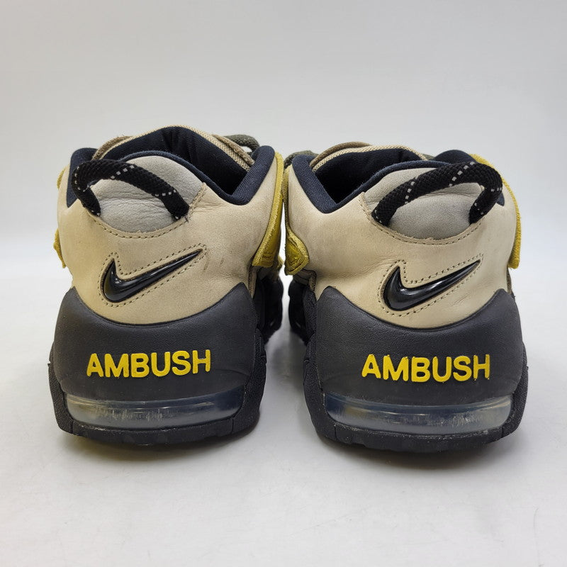 【中古品】【メンズ】 NIKE ナイキ × AMBUSH アンブッシュ FB1299-200 AIR MORE UPTEMPO LOW エア モア アップテンポ ロー スニーカー 靴 160-260716-kh-22-izu サイズ：29 カラー：LIMESTONE/VIVID SULFUR-BLACK 万代Net店
