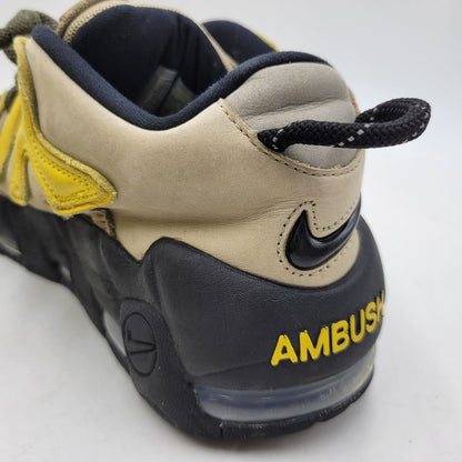 【中古品】【メンズ】 NIKE ナイキ × AMBUSH アンブッシュ FB1299-200 AIR MORE UPTEMPO LOW エア モア アップテンポ ロー スニーカー 靴 160-260716-kh-22-izu サイズ：29 カラー：LIMESTONE/VIVID SULFUR-BLACK 万代Net店