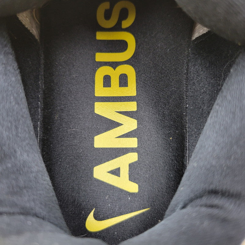【中古品】【メンズ】 NIKE ナイキ × AMBUSH アンブッシュ FB1299-200 AIR MORE UPTEMPO LOW エア モア アップテンポ ロー スニーカー 靴 160-260716-kh-22-izu サイズ：29 カラー：LIMESTONE/VIVID SULFUR-BLACK 万代Net店