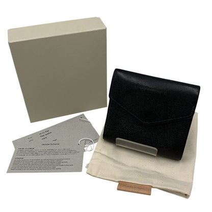 【中古品】【メンズ/レディース】 HENDER SCHEME エンダースキーマ OL-RC-FLW COW LEATHER FLAP WALLET カウ レザー フラップ ウォレット 財布 三つ折り財布 200-260721-cs-16-izu カラー：ネイビー 万代Net店