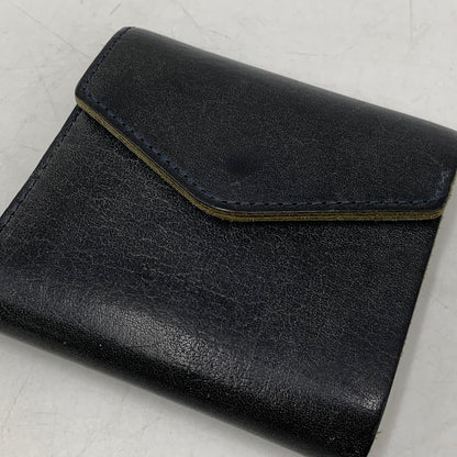 【中古品】【メンズ/レディース】 HENDER SCHEME エンダースキーマ OL-RC-FLW COW LEATHER FLAP WALLET カウ レザー フラップ ウォレット 財布 三つ折り財布 200-260721-cs-16-izu カラー：ネイビー 万代Net店