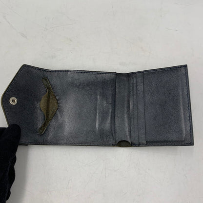 【中古品】【メンズ/レディース】 HENDER SCHEME エンダースキーマ OL-RC-FLW COW LEATHER FLAP WALLET カウ レザー フラップ ウォレット 財布 三つ折り財布 200-260721-cs-16-izu カラー：ネイビー 万代Net店