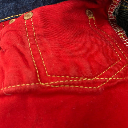 【中古品】【メンズ】 TED COMPANY テッドカンパニー HIP PAINT JEANS DEVIL 003 ヒップペイントジーンズ デビル参号 デニムパンツ 156-260721-as-17-izu サイズ：30×34 カラー：インディゴ 万代Net店