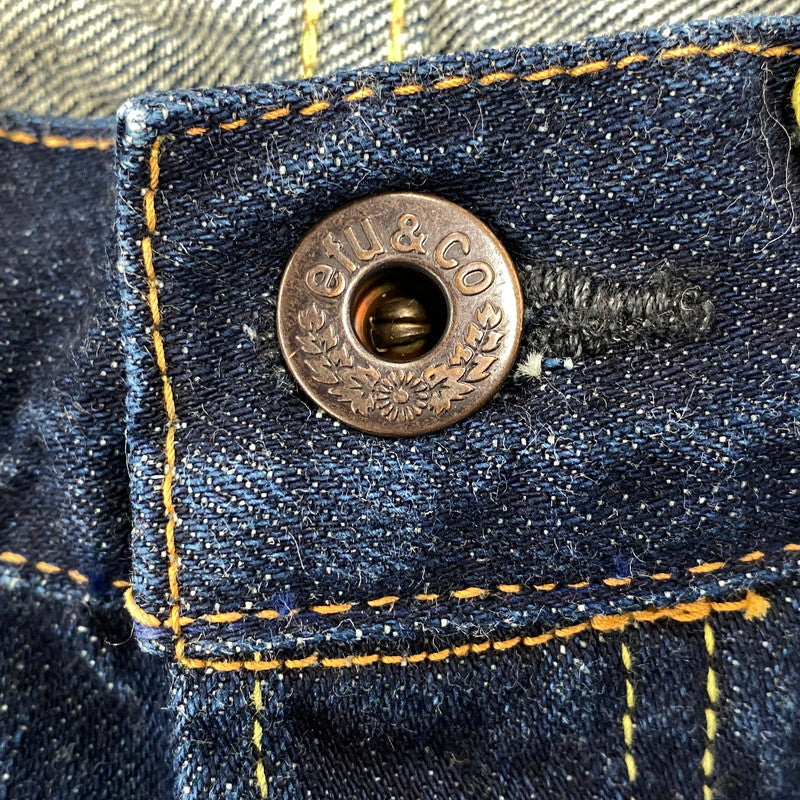 【中古品】【メンズ】 TED COMPANY テッドカンパニー HIP PAINT JEANS DEVIL 003 ヒップペイントジーンズ デビル参号 デニムパンツ 156-260721-as-17-izu サイズ：30×34 カラー：インディゴ 万代Net店