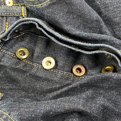 【中古品】【メンズ】 TED COMPANY テッドカンパニー HIP PAINT JEANS DEVIL 003 ヒップペイントジーンズ デビル参号 デニムパンツ 156-260721-as-17-izu サイズ：30×34 カラー：インディゴ 万代Net店