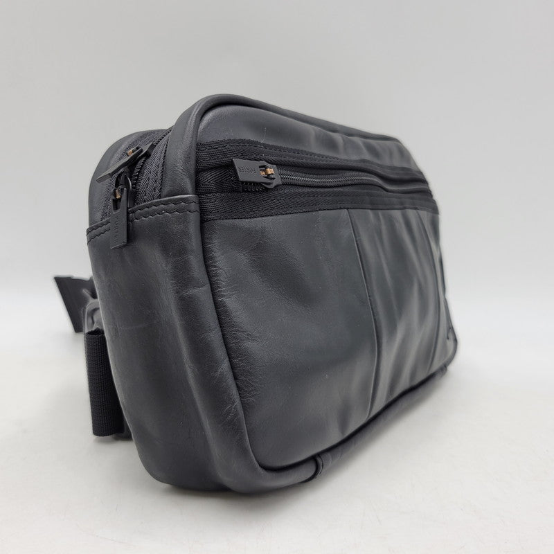 【中古品】【メンズ/レディース】 PORTER ポーター 023-03761 ALOOF WAIST BAG アルーフ ウエスト バッグ カバン 188-260716-kh-15-izu カラー：ブラック 万代Net店