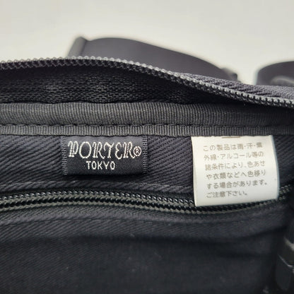 【中古品】【メンズ/レディース】 PORTER ポーター 023-03761 ALOOF WAIST BAG アルーフ ウエスト バッグ カバン 188-260716-kh-15-izu カラー：ブラック 万代Net店