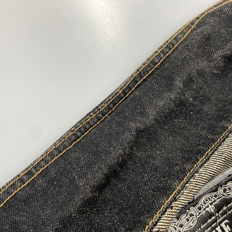 【中古品】【メンズ】 G.L.HEART ジーエルハート DENIM JACKET デニムジャケット 145-260721-as-22-izu サイズ：L カラー：ブラック 万代Net店