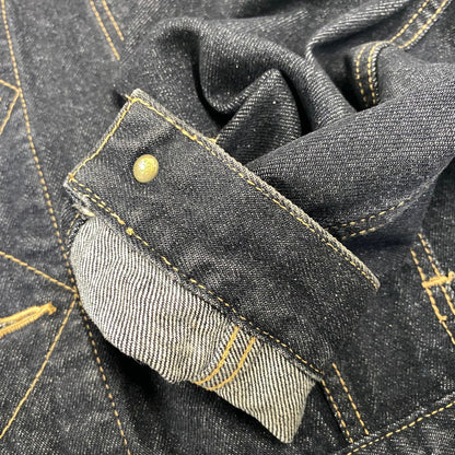 【中古品】【メンズ】 G.L.HEART ジーエルハート DENIM JACKET デニムジャケット 145-260721-as-22-izu サイズ：L カラー：ブラック 万代Net店