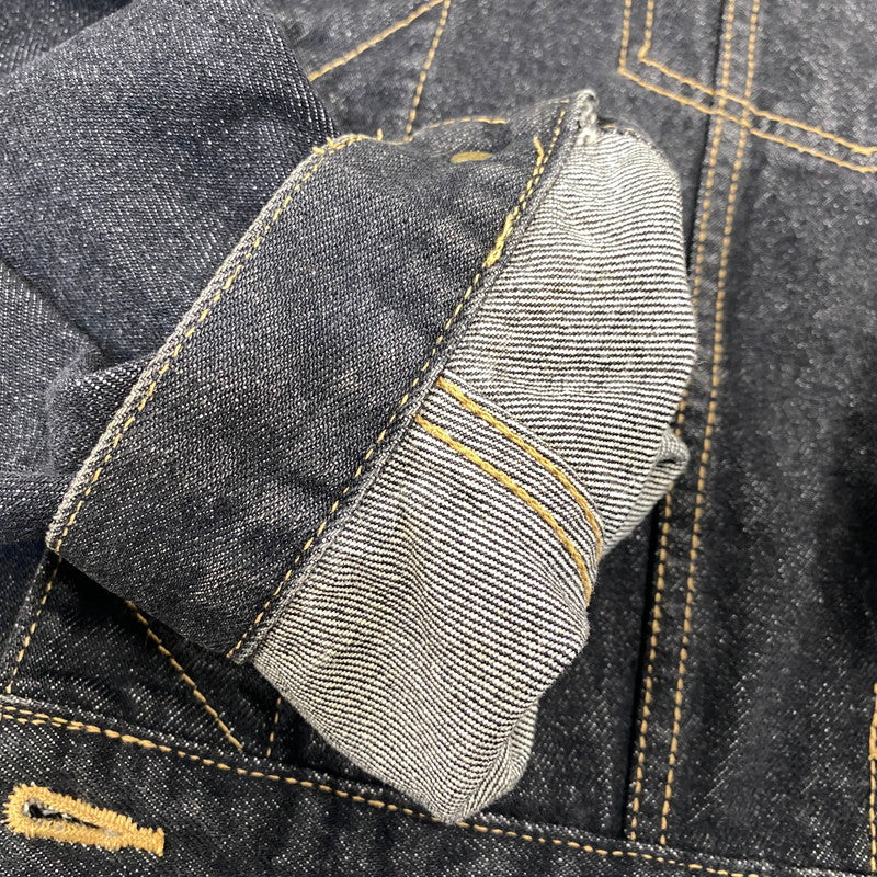 【中古品】【メンズ】 G.L.HEART ジーエルハート DENIM JACKET デニムジャケット 145-260721-as-22-izu サイズ：L カラー：ブラック 万代Net店