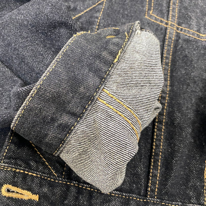 【中古品】【メンズ】 G.L.HEART ジーエルハート DENIM JACKET デニムジャケット 145-260721-as-22-izu サイズ：L カラー：ブラック 万代Net店