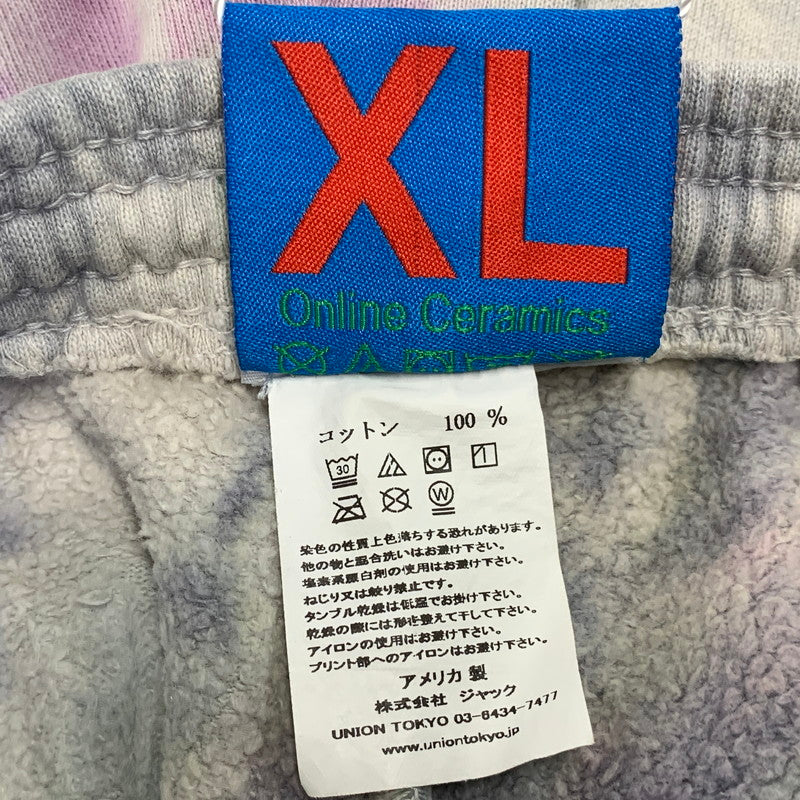 【中古品】【メンズ】 ONLINE CERAMICS オンラインセラミックス SWEAT PANTS スウェットパンツ タイダイ染め 153-260721-as-12-izu サイズ：XL カラー：マルチカラー 万代Net店