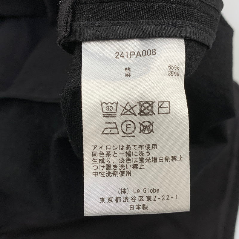 【中古品】【メンズ】 RDV O GLOBE ランデヴー オー グローブ 241PA008 ISAAC PANT パンツ ボトムス 151-260720-kh-07-izu サイズ：3 カラー：ブラック 万代Net店