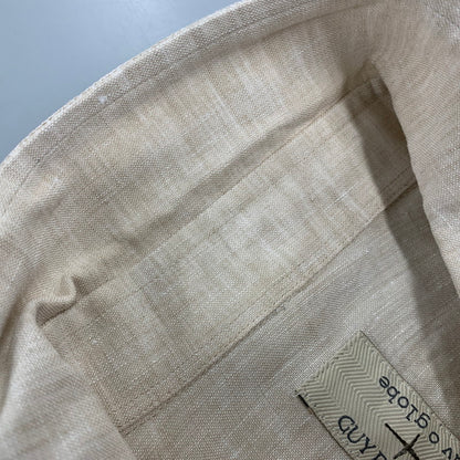 【中古品】【メンズ】 RDV O GLOBE×GUY ROVE ランデブーオーグローブ×ギ・ローバー ITALY製 AGNIS LINEN アグニス LS SHIRT リネン ロングスリーブ シャツ トップス 長袖 140-260717-cs-06-izu サイズ：1 カラー：ベージュ 万代Net店