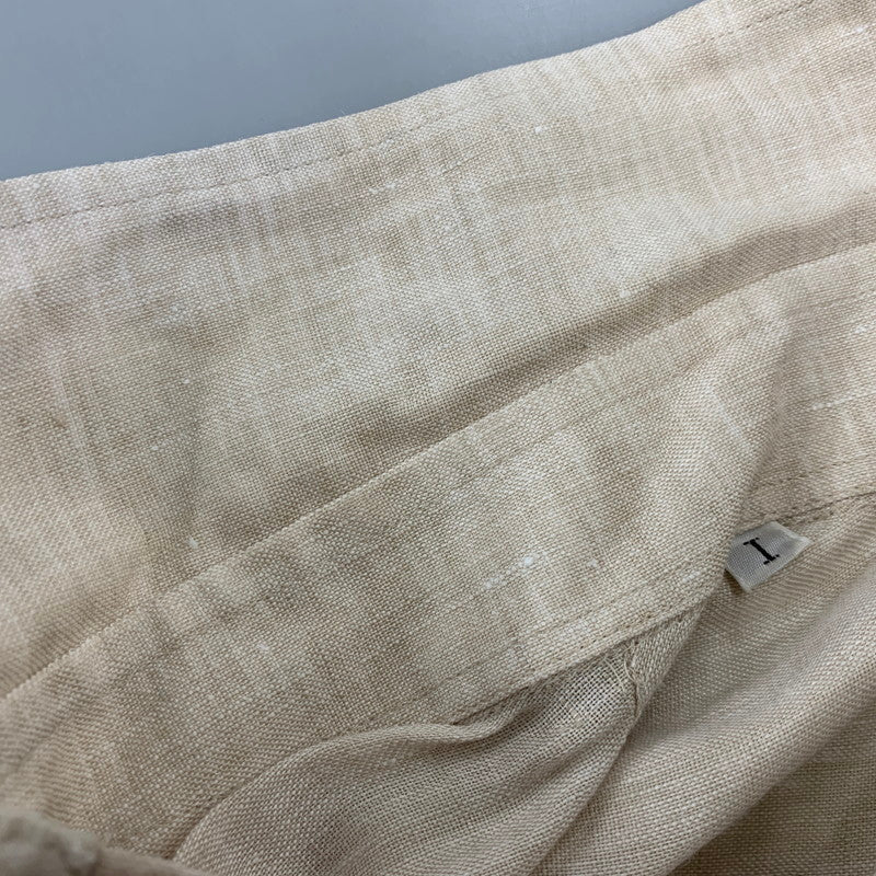【中古品】【メンズ】 RDV O GLOBE×GUY ROVE ランデブーオーグローブ×ギ・ローバー ITALY製 AGNIS LINEN アグニス LS SHIRT リネン ロングスリーブ シャツ トップス 長袖 140-260717-cs-06-izu サイズ：1 カラー：ベージュ 万代Net店
