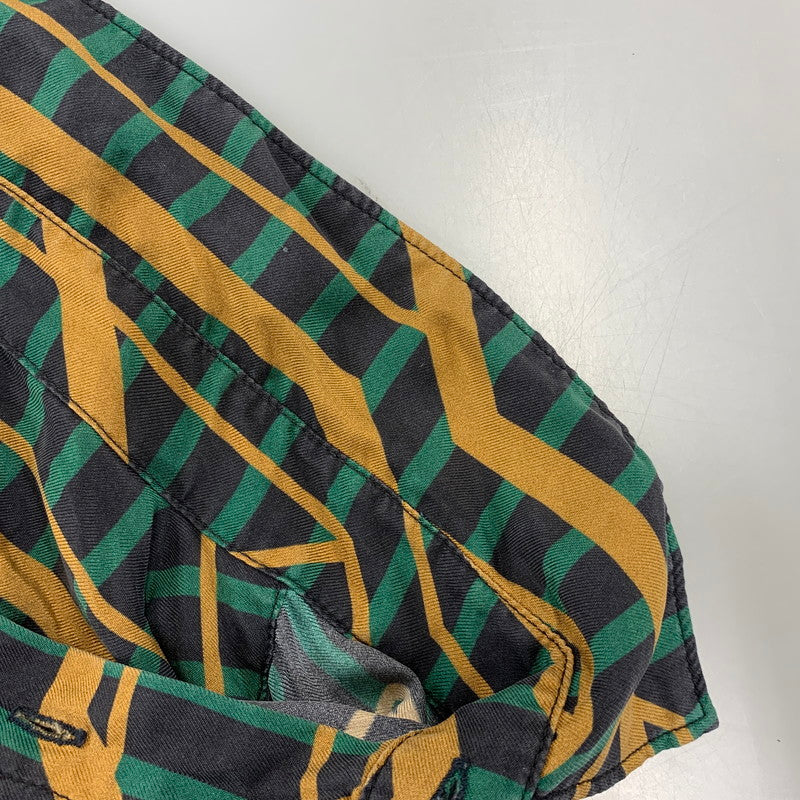 【中古品】【メンズ】 BANANATIME バナナタイム SILK ALL PATTERN L/S SHIRT 319-071-05 シルク オールパターン ロングスリーブ シャツ 長袖 141-260721-as-10-izu サイズ：L カラー：マルチカラー 万代Net店