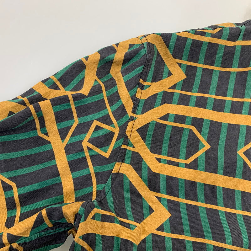 【中古品】【メンズ】 BANANATIME バナナタイム SILK ALL PATTERN L/S SHIRT 319-071-05 シルク オールパターン ロングスリーブ シャツ 長袖 141-260721-as-10-izu サイズ：L カラー：マルチカラー 万代Net店