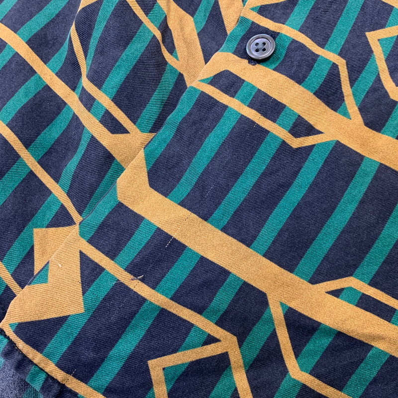 【中古品】【メンズ】 BANANATIME バナナタイム SILK ALL PATTERN L/S SHIRT 319-071-05 シルク オールパターン ロングスリーブ シャツ 長袖 141-260721-as-10-izu サイズ：L カラー：マルチカラー 万代Net店